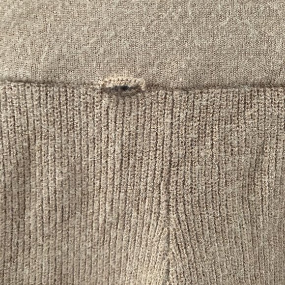 Leith Leggings Knit Womens Medium Golden Yellow Stretch - Picture 4 of 11